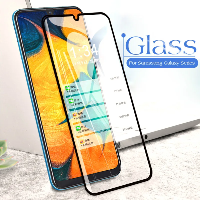 Защитное закаленное стекло 9H для Samsung Galaxy A71 A51 A90 A80 A70 A50 A50S A40 A30 A20 A20S A10 A10S