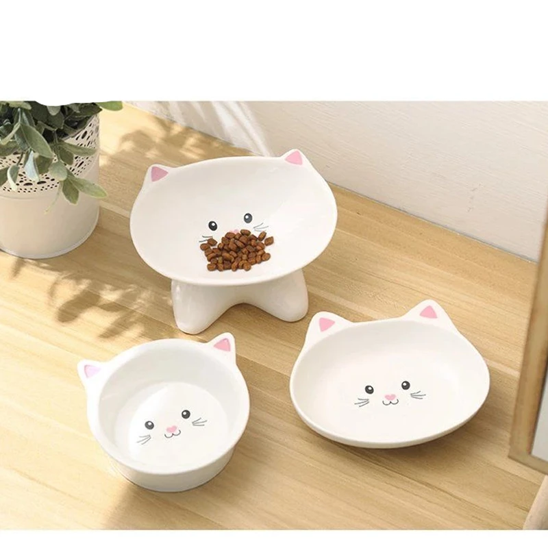 

Cute Patterns Ceramic Pet Bowl Cute Cat Bowl Water Basin Dog Pot Pet Drinking Eat Bowl Round Ceramic Bowl Feeders Pet Products