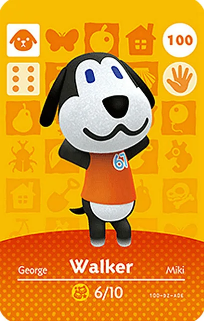 10 шт. карты Bob Kabuki Diana Ruby Lily Animal Crossing New Horizons Amiibo Villager NFC для Nintendo Switch 3DS|Карты