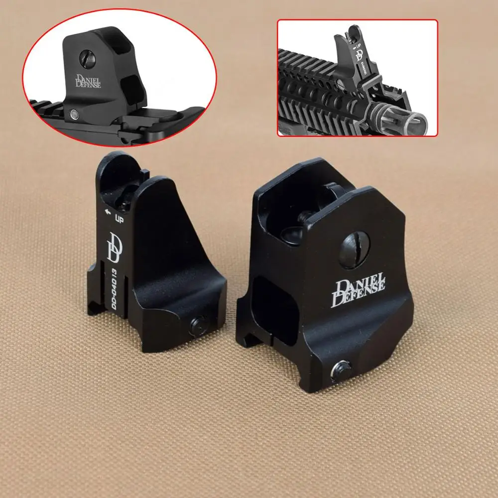 Тактический металлический DD фиксированный передний и задний Железный комплект
