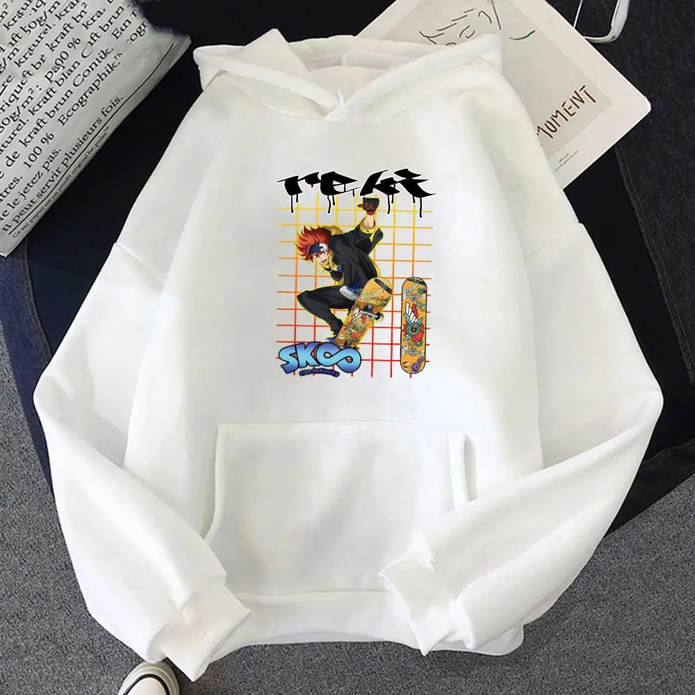 

SK8 The Infinity Anime Print Hoodie Student Casual Basic Kpop Oversized Streetwear Sudadera Mujer Korea Style Graphic Sweatshirt