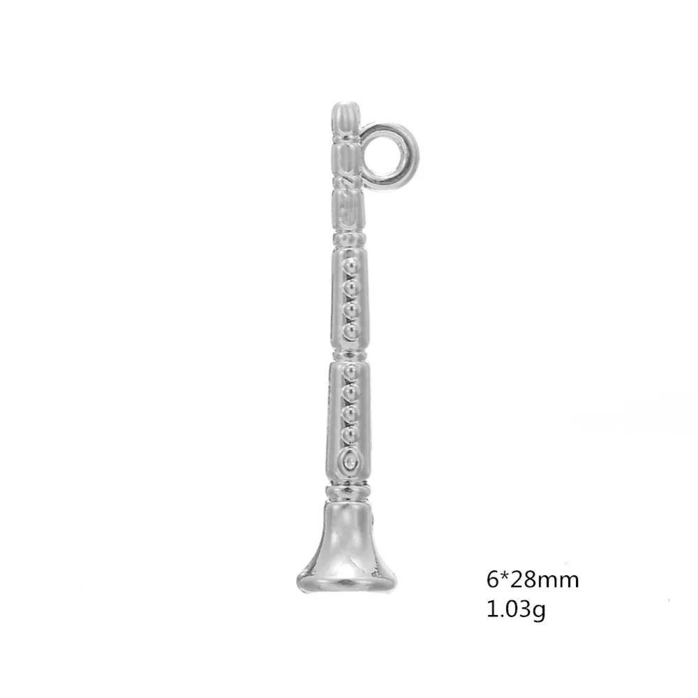 20 шт. подвески для музыкальных инструментов кларнет гитары скрипки|stick charm|charm