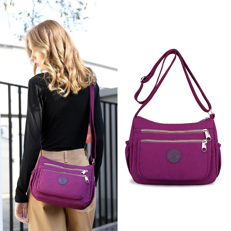 Женские сумки женские через плечо нейлоновые водонепроницаемые | Багаж и