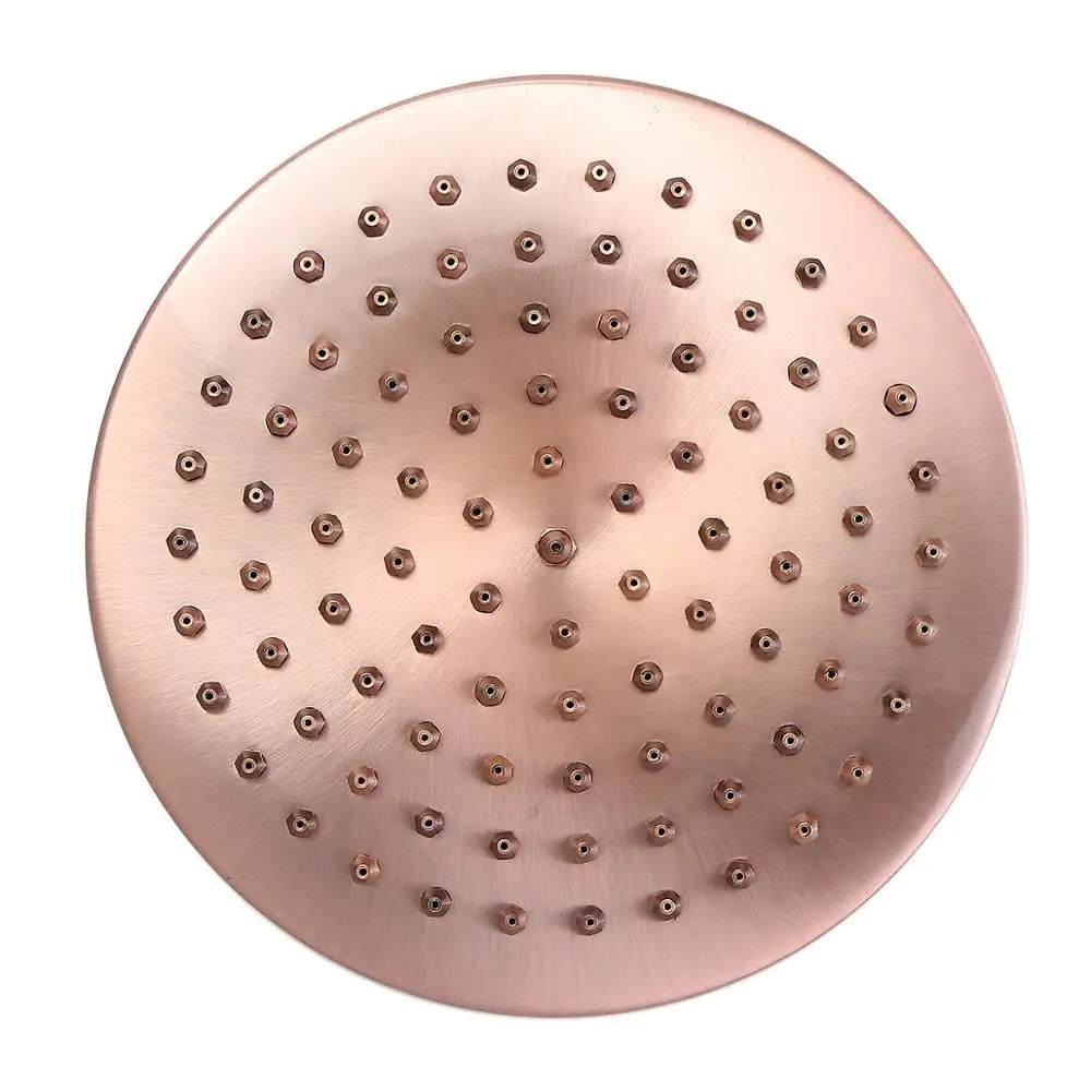 8 дюймов Ванная комната дождь Насадки для душа античный красный Медь круглый