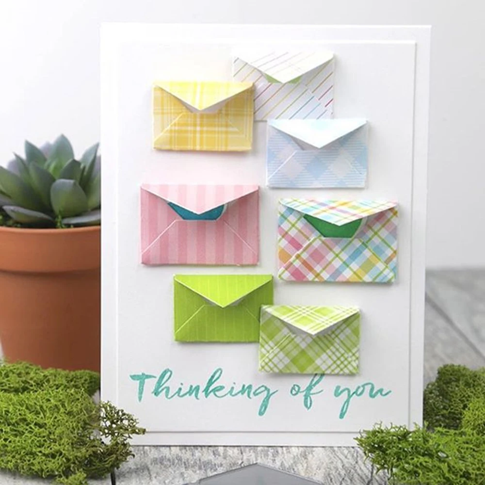 

Pop up Envelope Metal Die Cuts Cutting Dies For DIY Scrapbooking Embossing Paper Cards Making Decorative Craft Supplies New