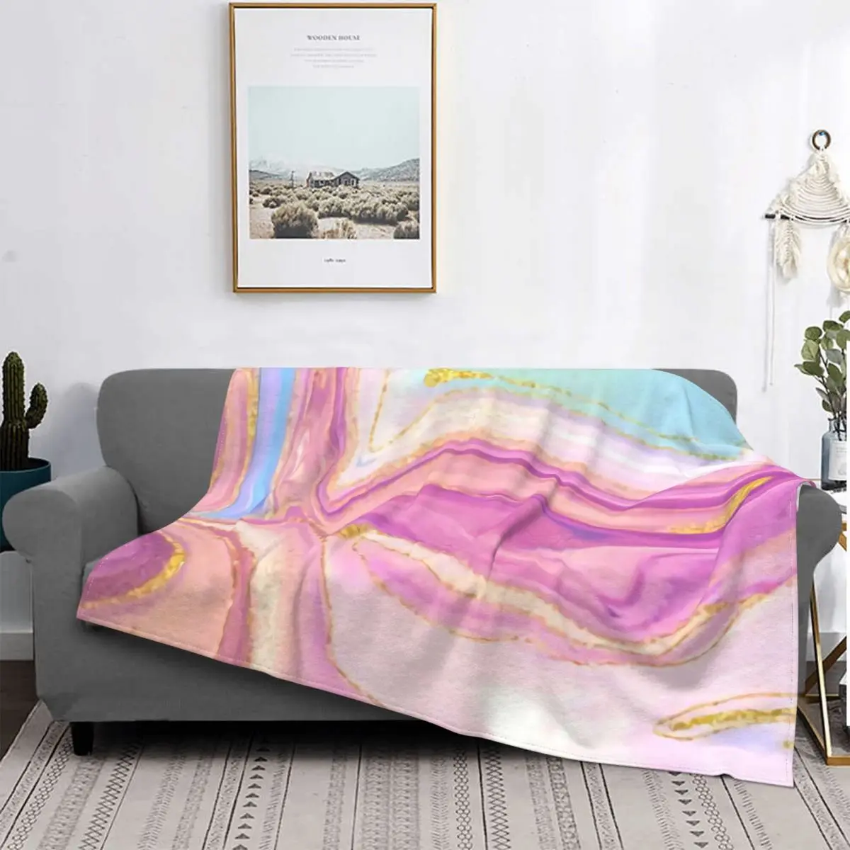 

Хлопчатобумажная подставка с принтом, бархатные подставки кораллового цвета для мягкого, холодного отдыха, Бесплатная доставка и отоние