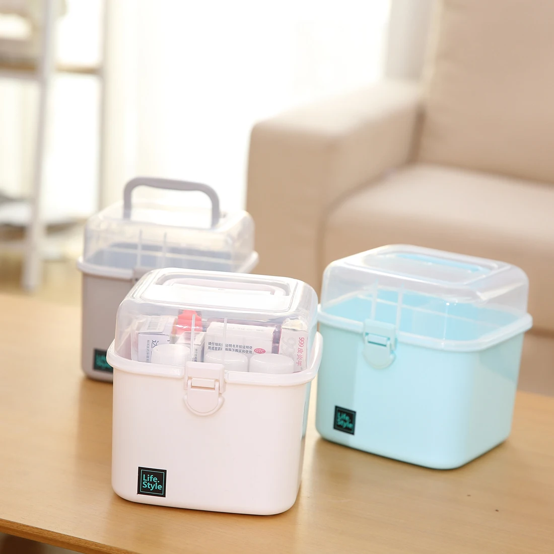 Аптечка Бытовая коробка для хранения аптечка многоцелевой портативный ящик