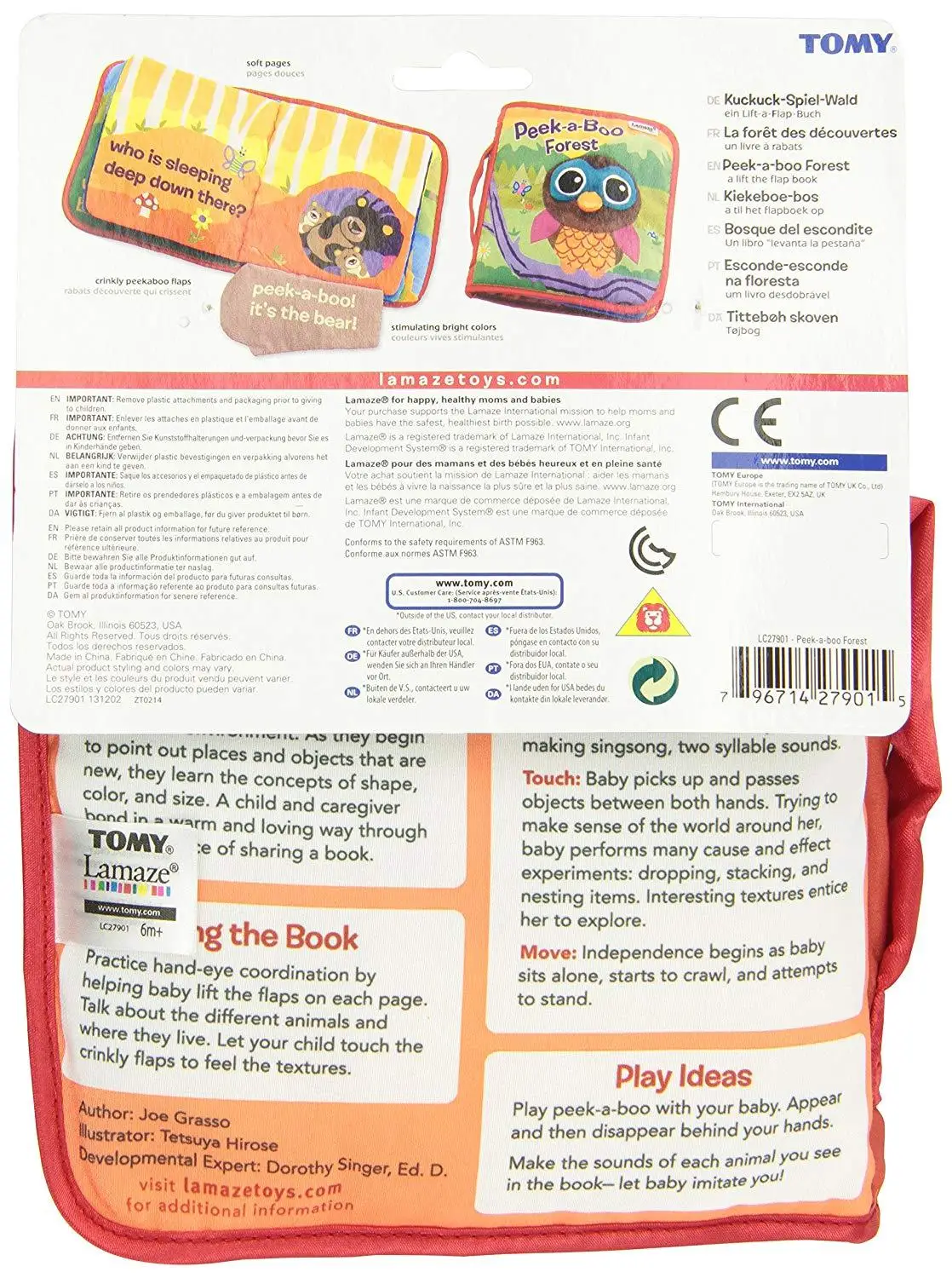 Peek A Boo Forest забавная Интерактивная детская книга с вдохновляющими стихами и