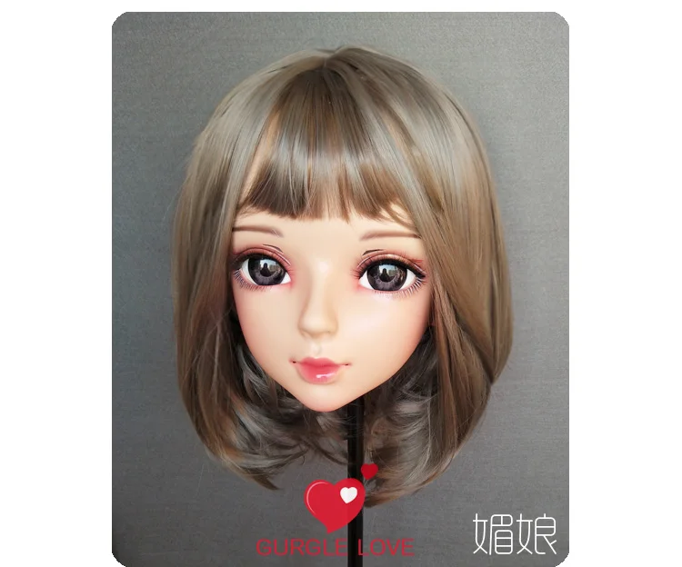 

(NEW-142) Female Male Mask Realistic Silicone Masks Halloween Party BJD Baby Doll Crossdress Japan Kigurumi Mask Anime Cosplay