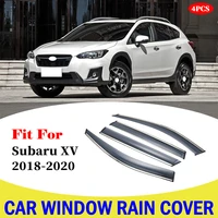 car window visors rain shield for subaru xv 2018 2020 car windows sunvisor cover rain sun visor shield cover car accessories