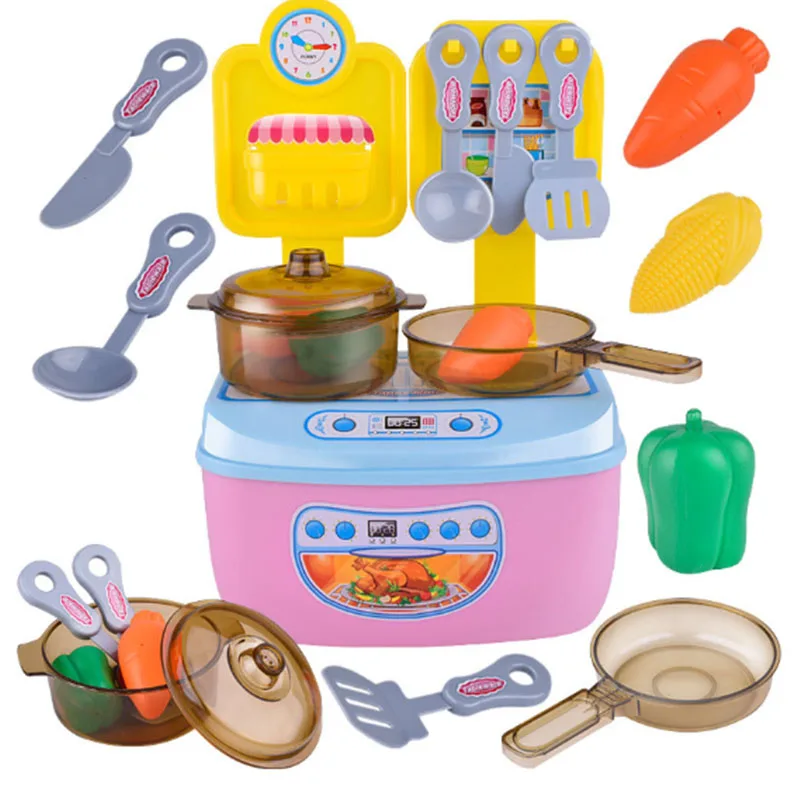 Кухонный мини имитирующий игрушечный набор кухонная утварь котелок кастрюля