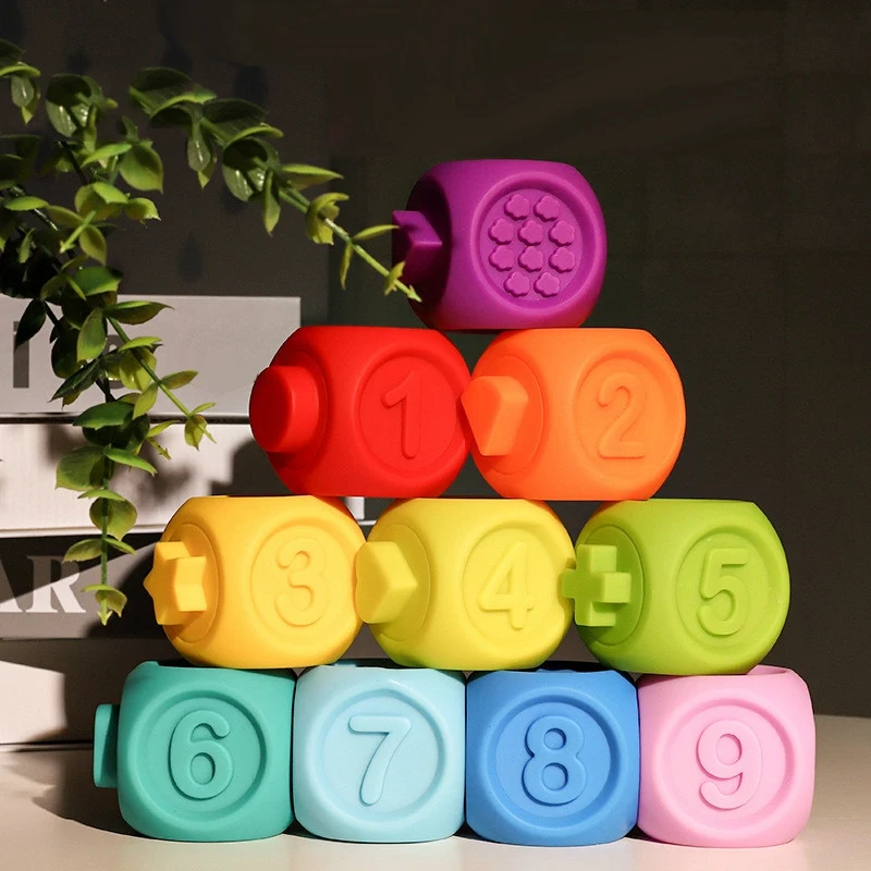 10 шт./компл. детские игрушки которые нужно ловить мягкие резиновые тиснением