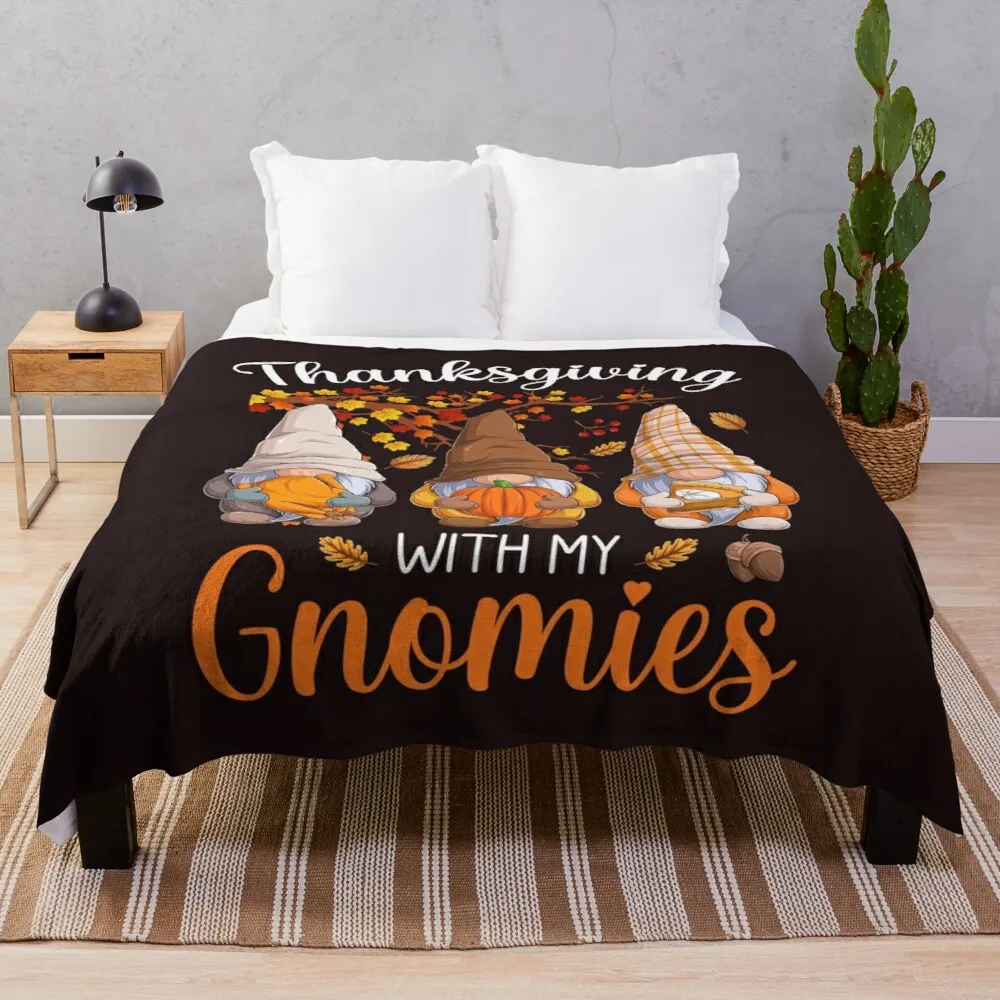 

Одеяло с надписью «Мой гномис» на День Благодарения, постельное белье, шерпа, флисовое покрывало, покрывало для кровати, дивана, покрывало в ...