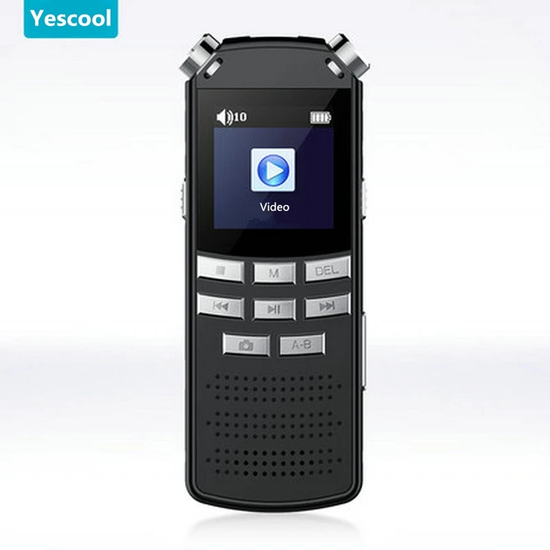 Профессиональный цифровой диктофон Yescool A70 запись звука микрокамеры mp3-плеер |