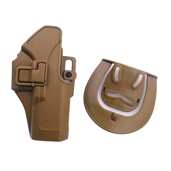 Страйкбол тактический пистолет кобуры для Glock 17 19 Ipsc CQC RH ручной Быстрый весло поясной ремень пистолет кобура военный CS охотничий чехол - Цвет: Tan