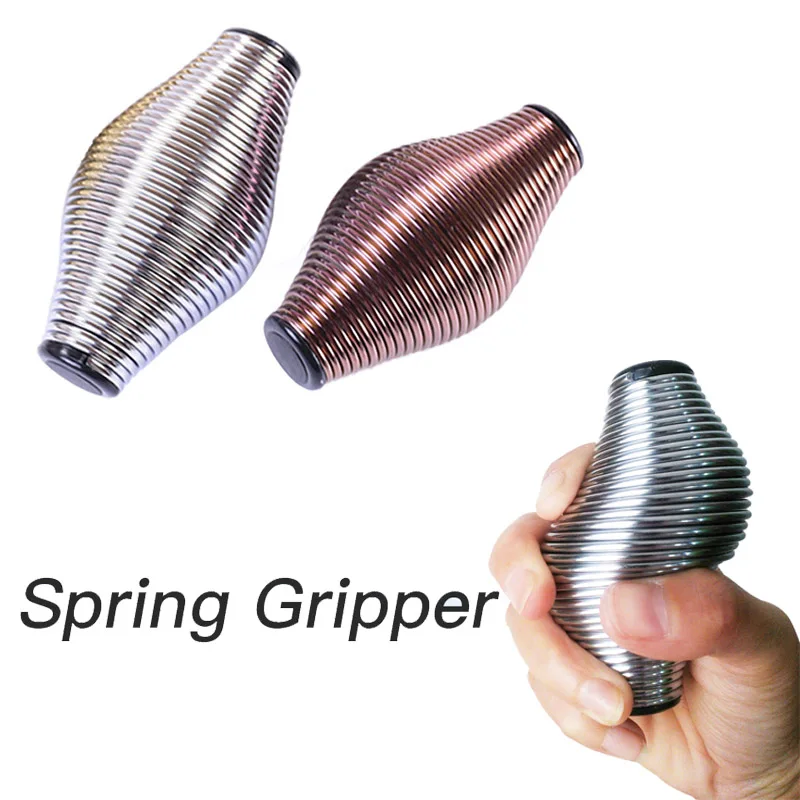 

Hand Metal Grip Forearm Trainer Spring Gripper Stress Relief Portable Fitness Gym Equipment -40