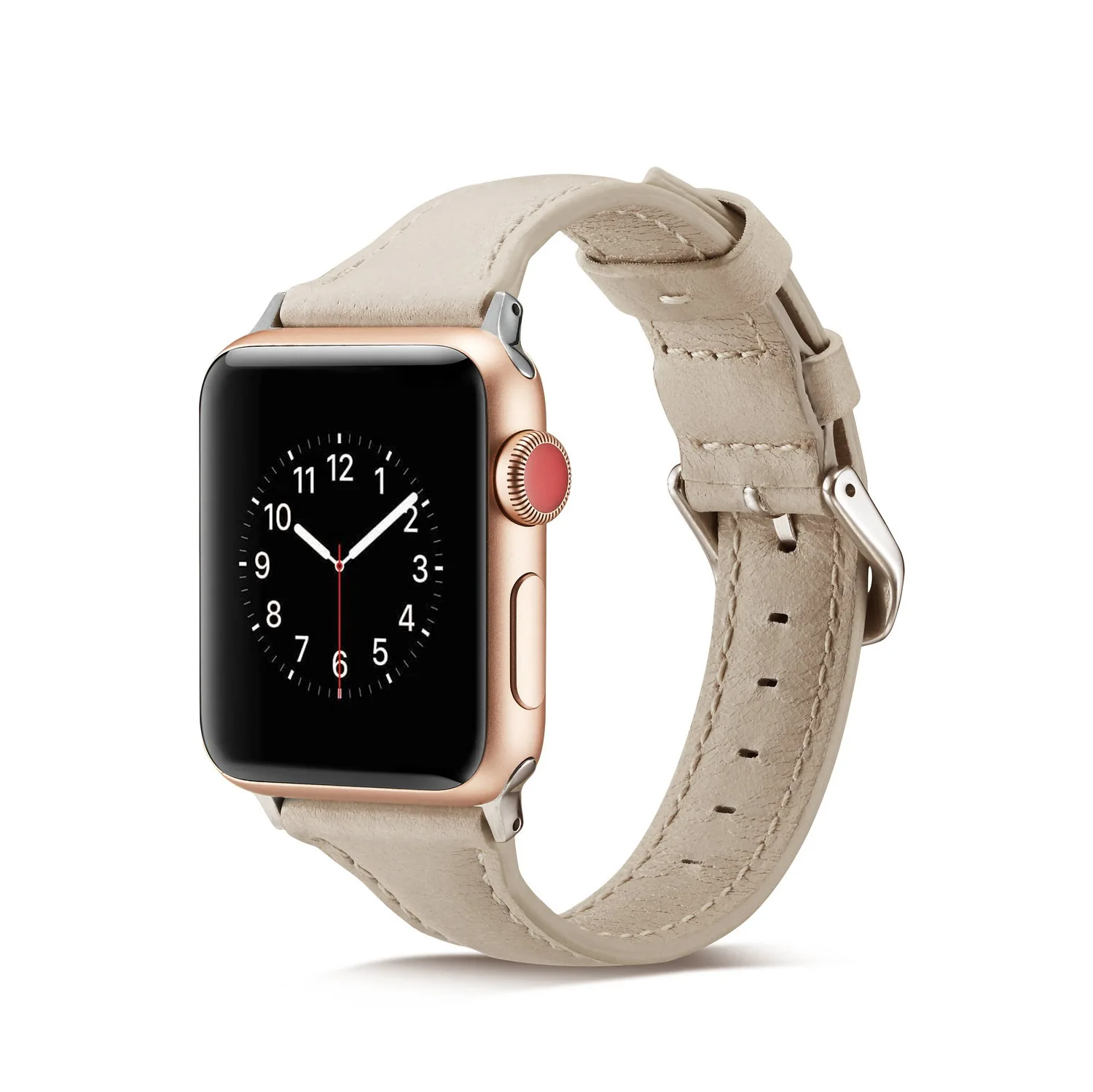Ремешок из натуральной кожи для часов Iphone Watch 4 44 42 мм I Watch браслеты 40 38 мм ремешки для умных часов для Apple Watch 3/2/1