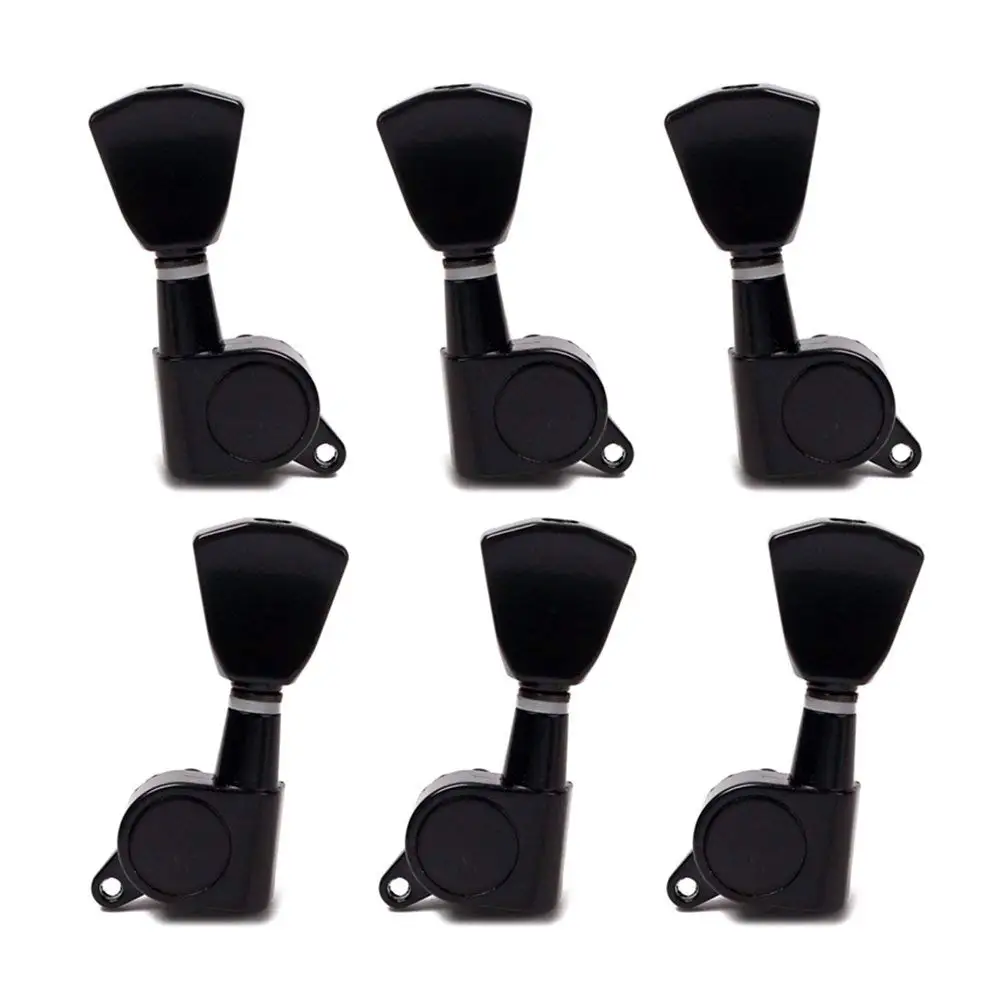 Акустический гитарный тюнер 3 Левая правая гитарная струна тюнинговые колышки