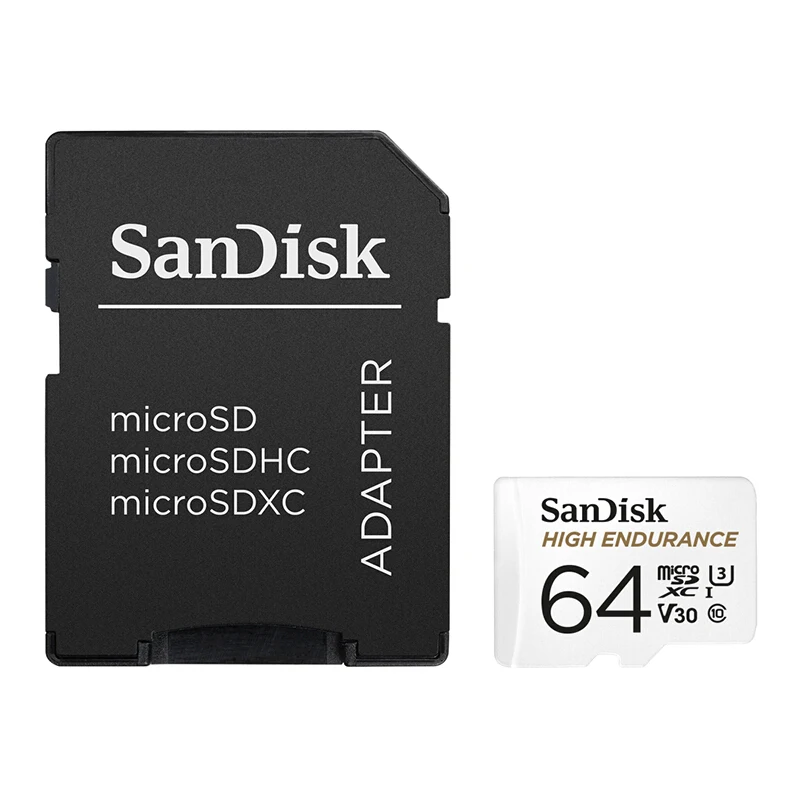 Карта памяти SanDisk micro SD C10 V30 U3 4K 32 Гб 64 128 ГБ 256 | Компьютеры и офис
