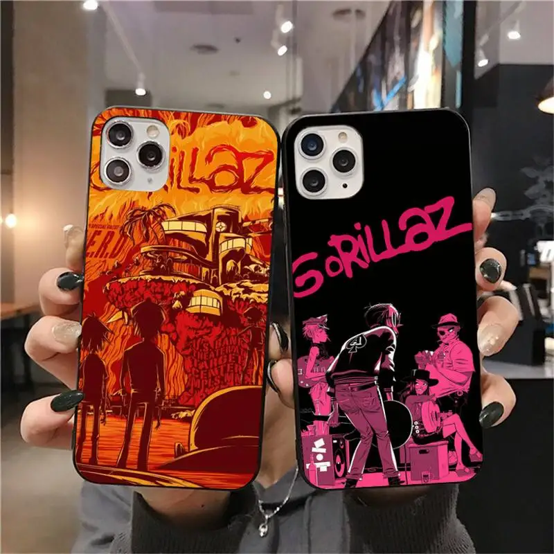 CUTEWANAN мультфильм GORILLAZ Виртуальная полоса ТПУ Мягкий силиконовый чехол для