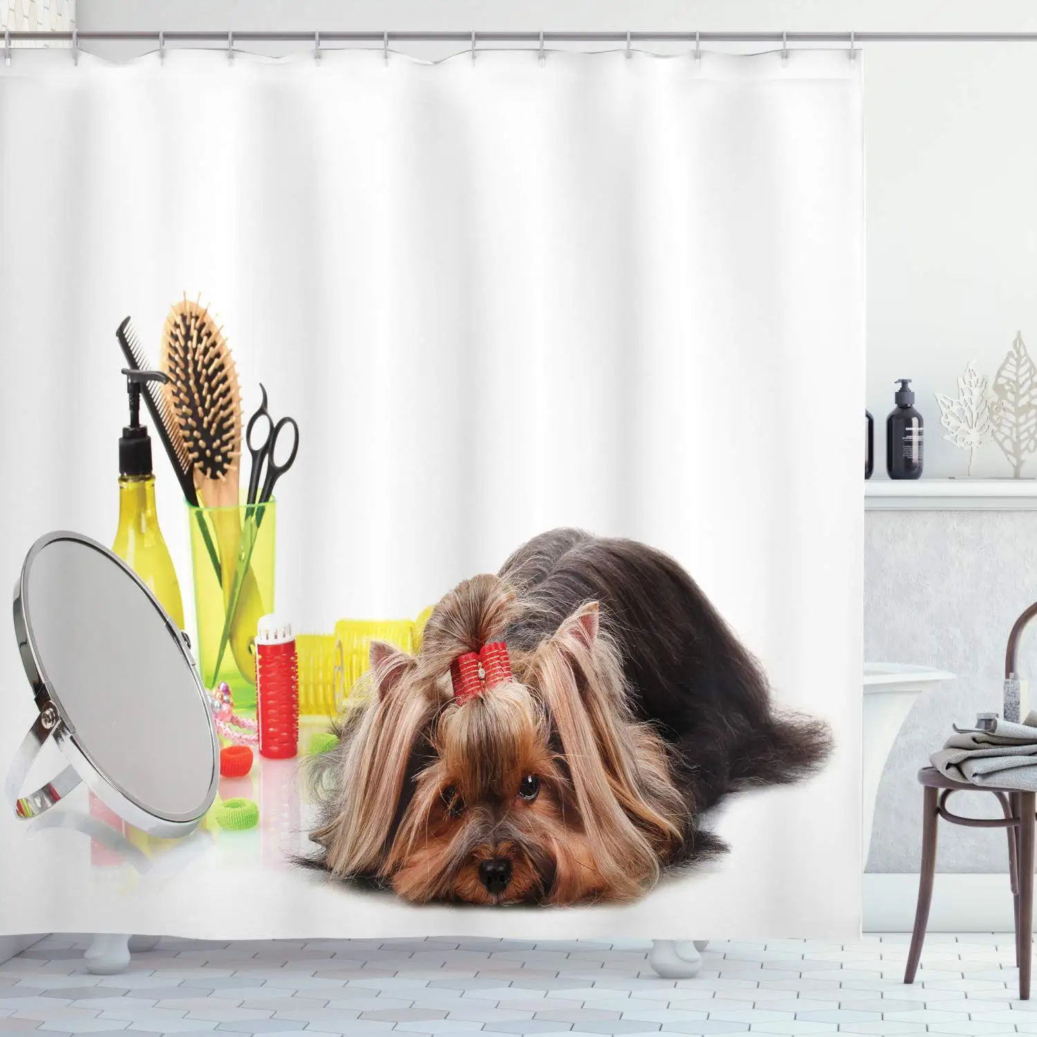 Декоративная коллекция для любителей собак йоркширский терьер с предметами