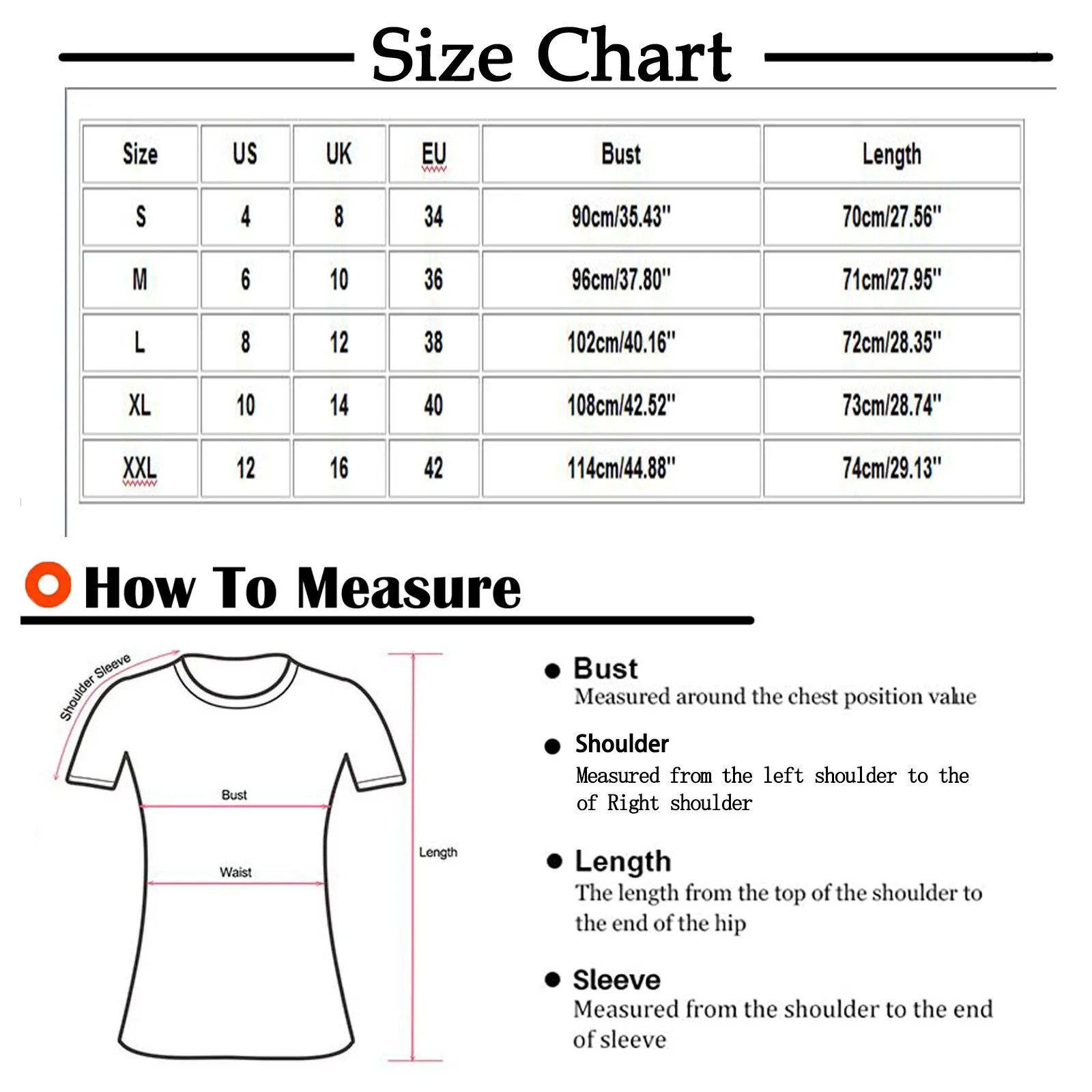 

Womens Summer Casual T Shirts Short Sleeve Print V-Neck Shoulder Tops Blouse FFT