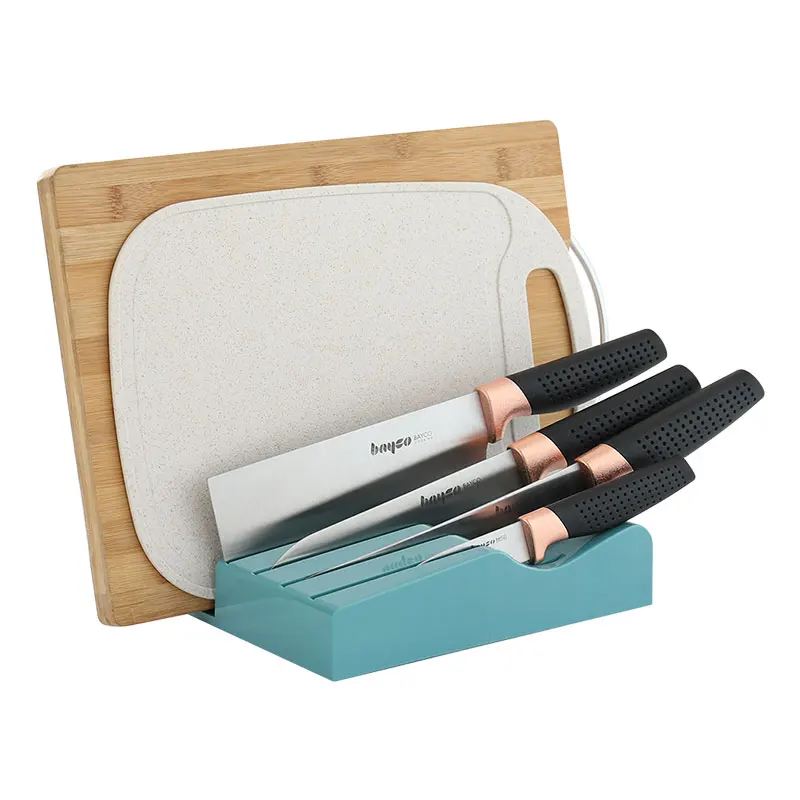 Креативная подставка для ножей Разделочные Блоки противоскользящая конструкция