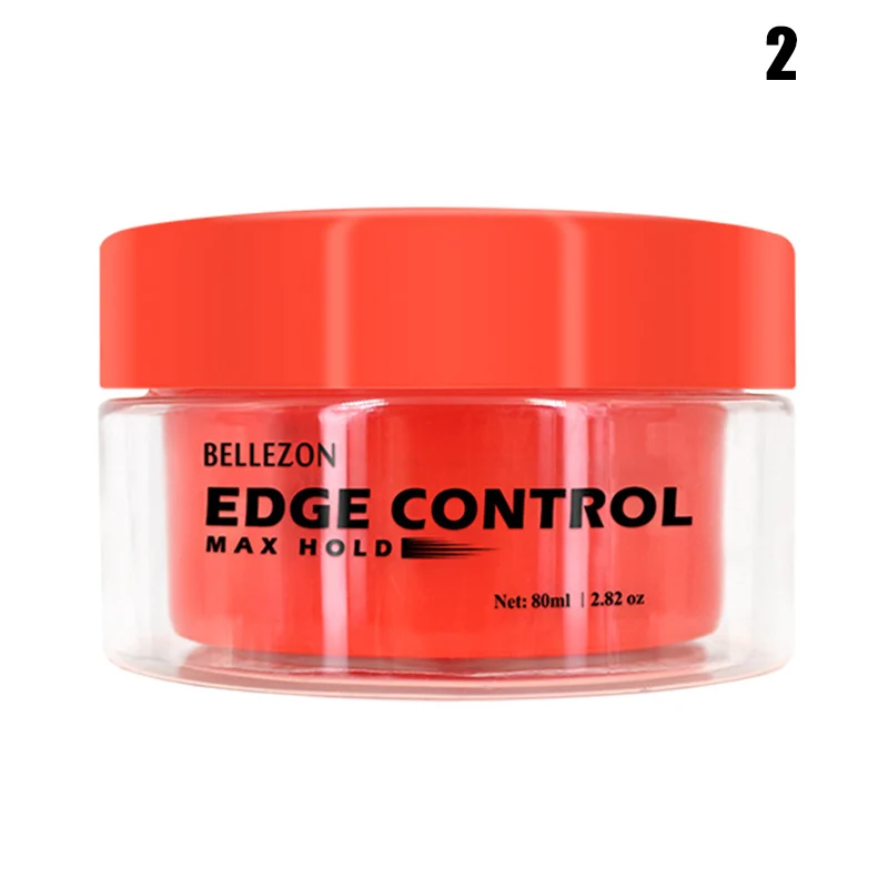 

Refreshing Hair Oil Long-lasting Hair Temples Styling Cream Anti-Frizz Hair Fixative Gel KG66