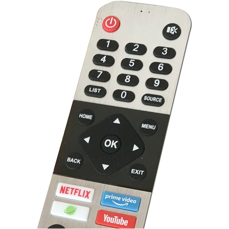 

X37D Ergonomic Design Smart TV Remote Control for Skyworth 539C-268920- W010 TB5000 UB5100 UB5500 Easy to Use Black