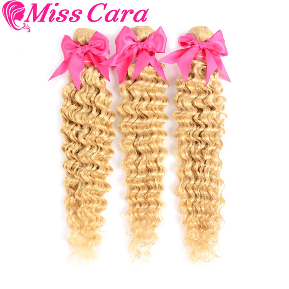 Мисс Кара Реми волосы 613 # глубокие волнистые пучки с фронтальной предварительно