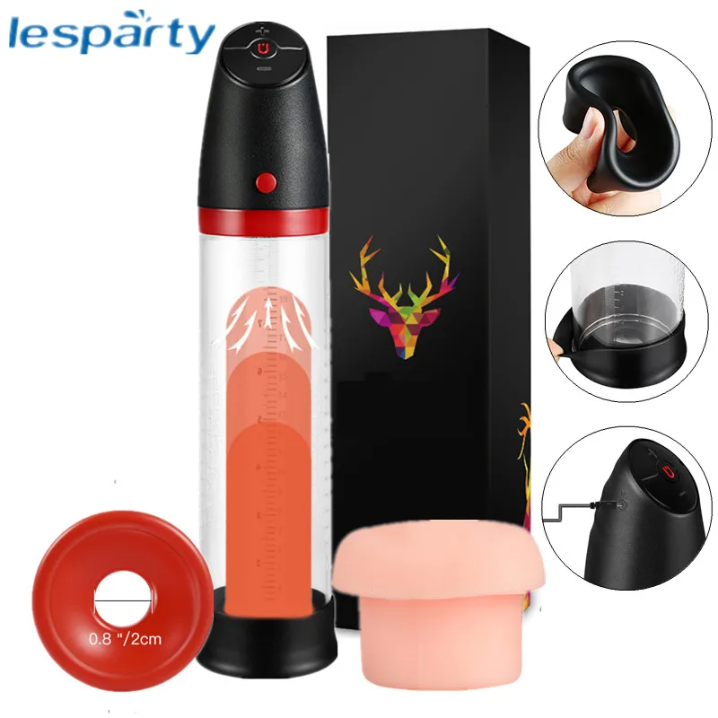 Электрический насос для пениса вибратор мужчин автоматическое увеличение