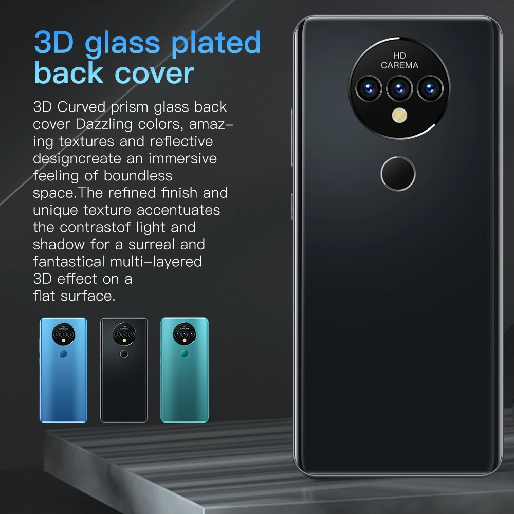 

Fashion Cellphone 4G 5G Smartphone Global Version Android 10.0 System 7.0 Inch 12GB+512GB Large Memory Mobile Phone