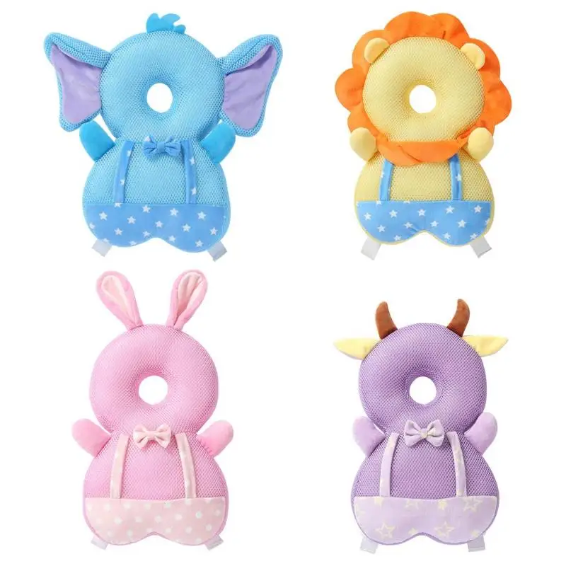 Милая мультяшная детская подушка для защиты головы мягкая бархатная из ПП хлопка