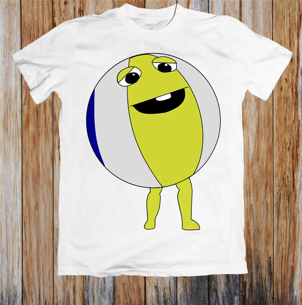Забавная футболка унисекс с пляжным мячом для занятий спортом и фитнесом|Мужские