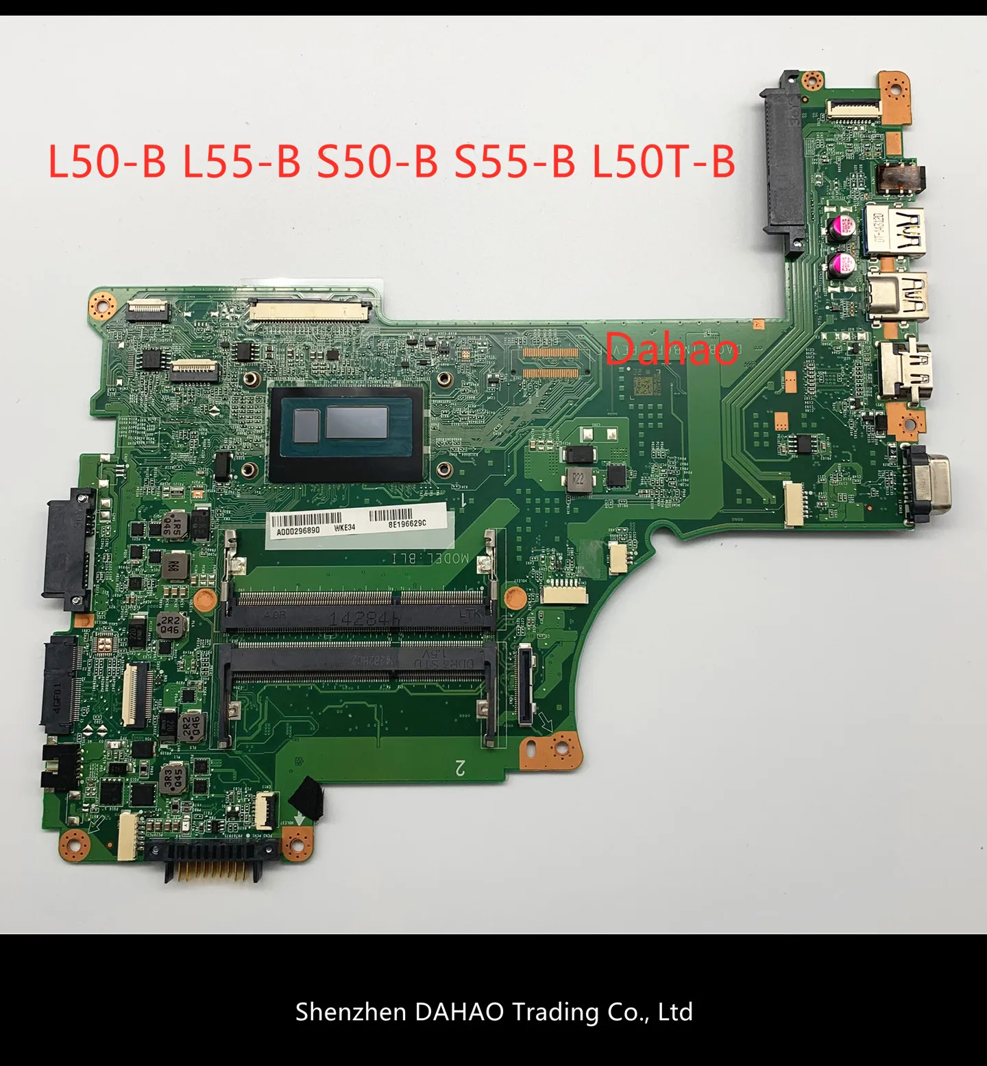Оригинальная материнская плата для ноутбука TOSHIBA Satellite L50 B L55 S50 S55 L50T DA0BLIMB6F0 с I3
