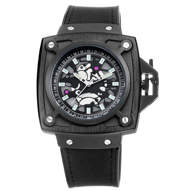 Часы наручные Skone мужские с ремешком из ПУ кожи Брендовые повседневные модные