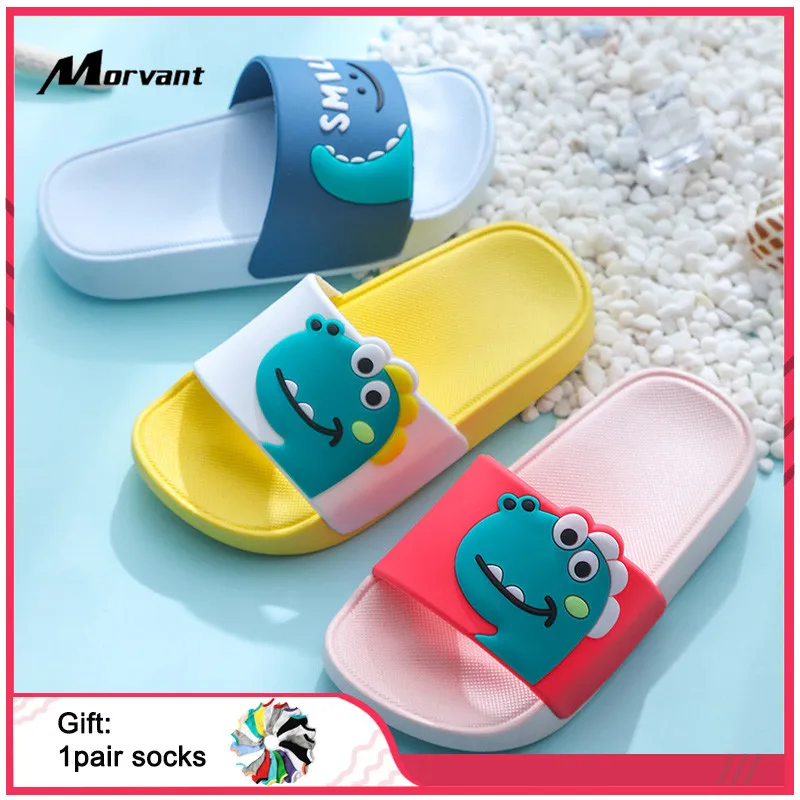 Тапочки детские Нескользящие с мягкой подошвой Симпатичные Мультяшные удобная
