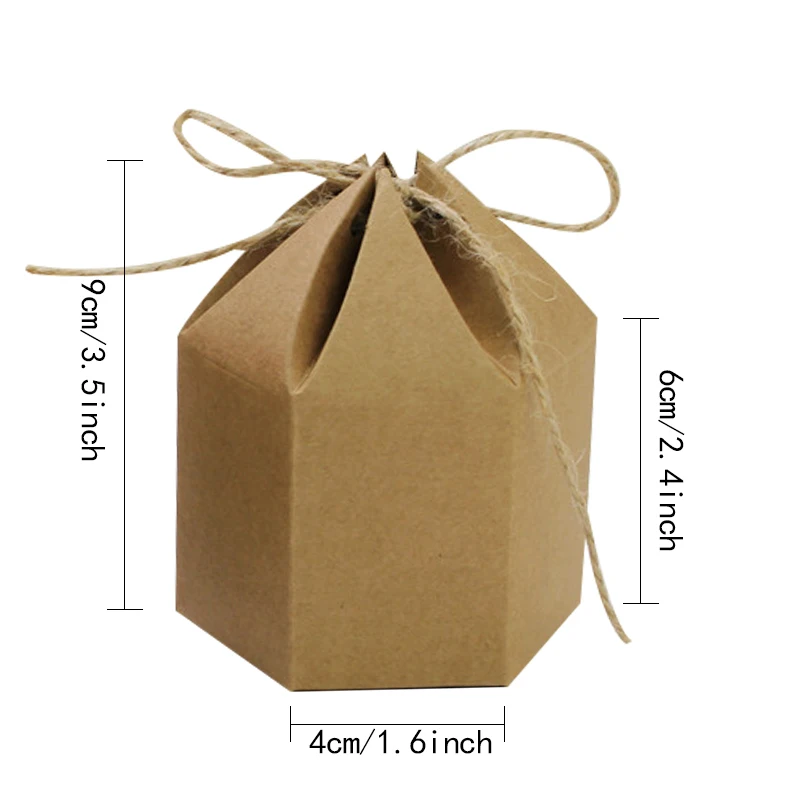 Подарочная коробка из крафт бумаги для свадьбы конфетные коробки торта