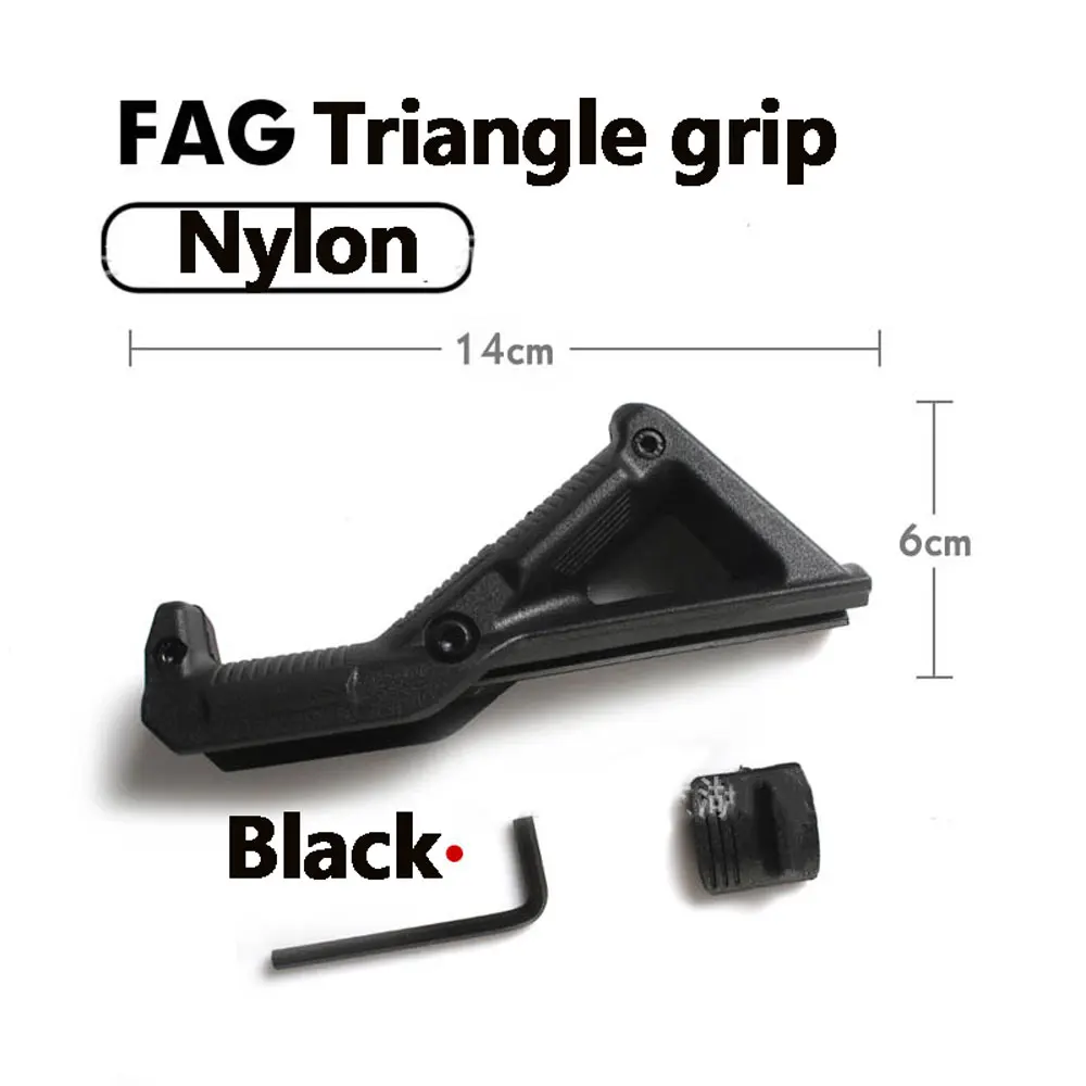 Тактическая нейлоновая ручка для страйкбола Foregrip треугольный держатель 20 мм