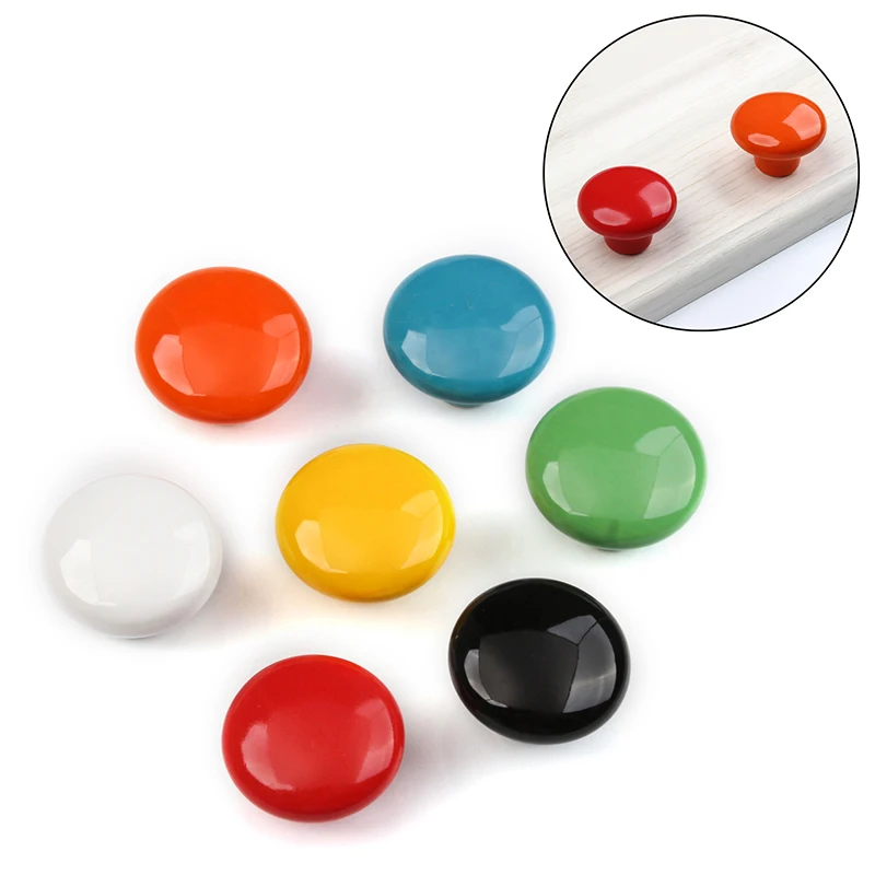 Керамические круглые дверные ручки 7 цветов 38 мм | Обустройство дома