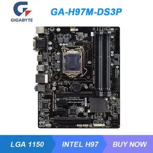 ga h97m ds3p for gigabyt lga 1150 intel h97 desktop pc motherboard ddr3 usb3 0 pci e x16 atx core i7i5i3pentiumceleron cpus free global shipping