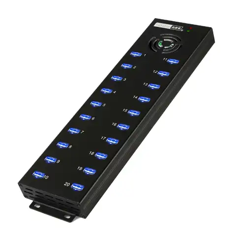 Sipolar промышленный 20-портовый usb 2,0 концентратор с несколькими портами 120 А USB зарядное устройство для телефона планшета ноутбука зарядное уст...