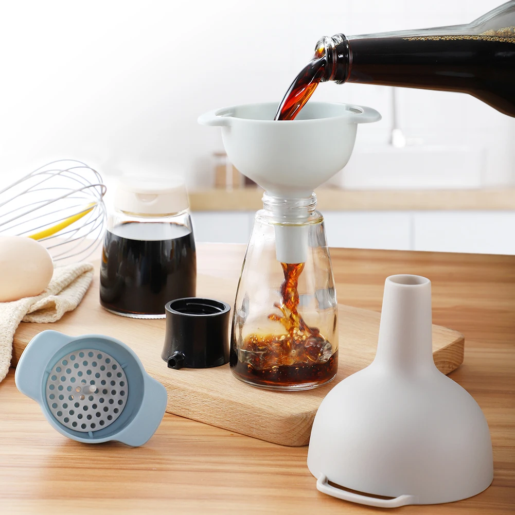 Маленький Средний Большой выбор жидкой пластиковой воронки передача