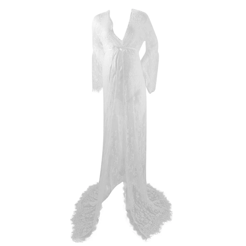 Платье для беременных женщин реквизит фотосъемки платья с оборками рукав труба