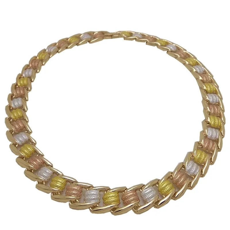 Комплект из колье серёг и кольца с кристаллами | Украшения аксессуары