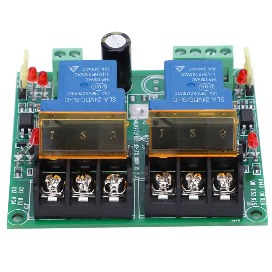 Relay Module PLC High Power Large Current 24V 2 Channel 30A 2RL 24V30A | Обустройство дома