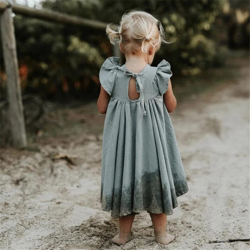 Новинка 2021 детское летнее кружевное платье белые платья для маленьких девочек