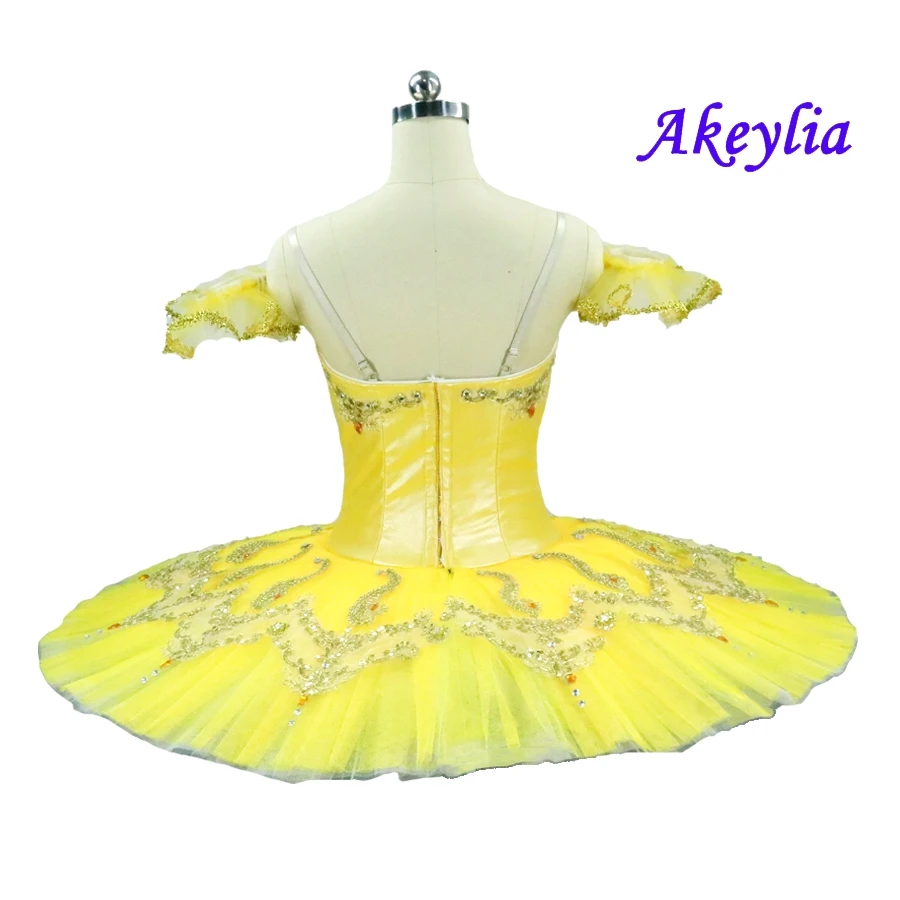 Взрослые желтые профессиональные Балетные балетные пачки для профессионалов и