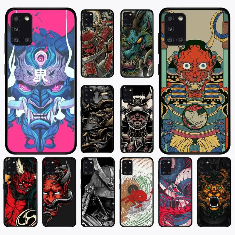 

Japanese samurai Phone Case for Samsung A 51 30s 71 21s 10 70 31 52 12 30 40 32 11 20e 20s 01 02s 72 cover