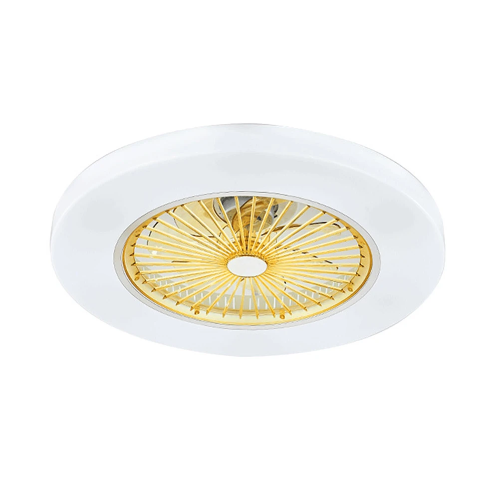 yellow 110V Потолочный вентилятор 220 В, светильник с дистанционным управлением, Современный домашний декор 58 см, Wi-Fi вентилятор+ лампа 110 В, потолочный светильник с управлением через приложение - Цвет лезвия: yellow 110V